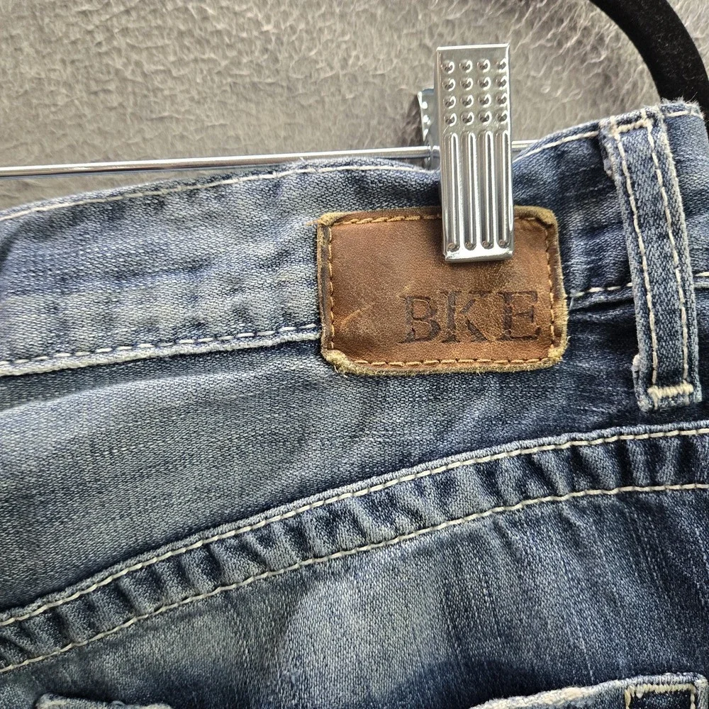 BKE Men Jeans 33R Blue Denim Carter Straight 31